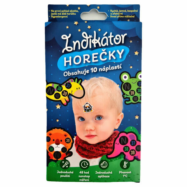 VITALCARE Indikátor horečky 10 náplastí porovnat ceny
