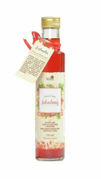 Naturprodukt Domácí sirup jahodový 250 ml porovnat ceny