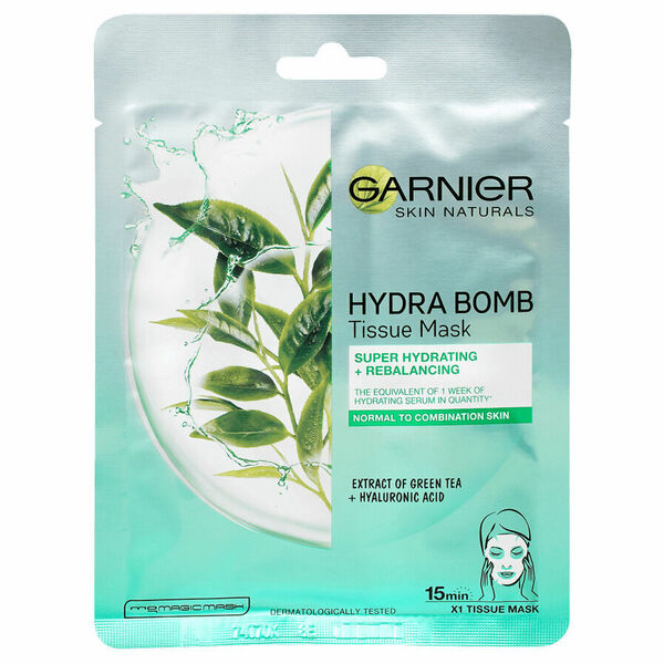Garnier čistící textilní maska zelený čaj pro normální až smíšenou pleť 32g porovnat ceny