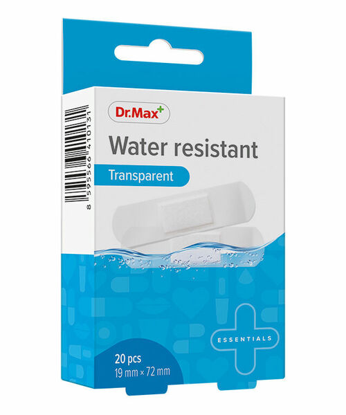 Dr.Max Water resistant Transparent 19mm x 72mm náplast 20 ks porovnat ceny