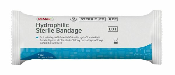 Dr.Max Hydrophilic Sterile Bandage 8 cm x 5 m 1 ks porovnat ceny