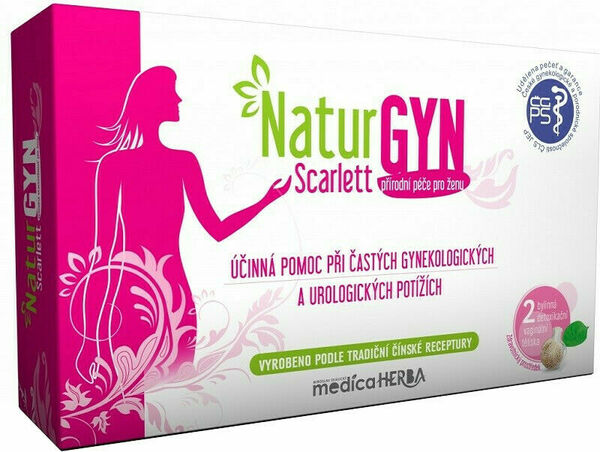 NaturGYN Scarlett přírodní péče pro ženy vaginální kulička 2ks porovnat ceny