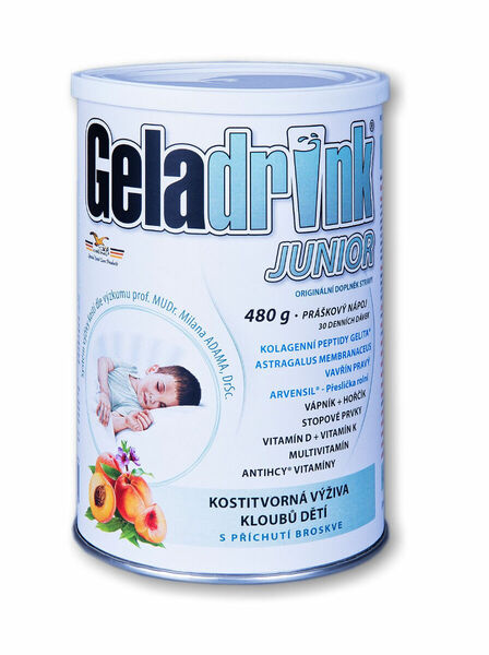 Geladrink Junior broskev práškový nápoj 480 g porovnat ceny