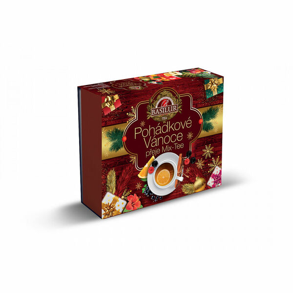 BASILUR Fruit infusions sssorted pohádkové vánoce 60 sáčků porovnat ceny