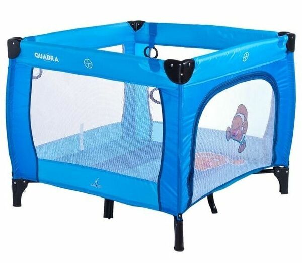 Dětská skládací ohrádka CARETERO Quadra blue porovnat ceny