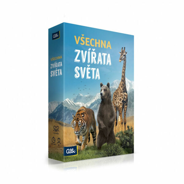 ALBI Všechna zvířata světa vědomostní hra porovnat ceny