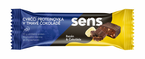 Sens Cvrččí proteinovka v tmavé čokoládě - banán 60 g porovnat ceny