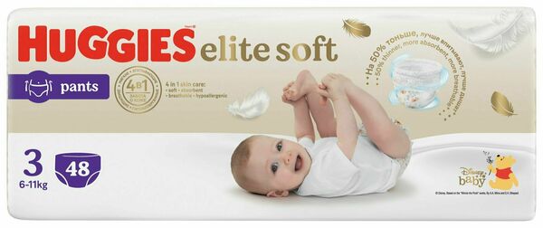 Huggies Elite Soft Pants - 3 48 ks porovnat ceny
