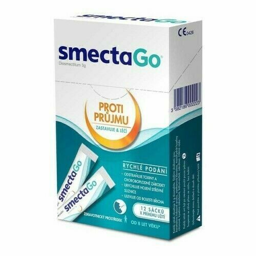 smectaGo Diosmectitum 3g 12 sáčků porovnat ceny
