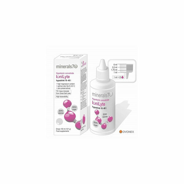 MINERALS70 IoniLyte hypotonický iontový nápoj 100 ml porovnat ceny