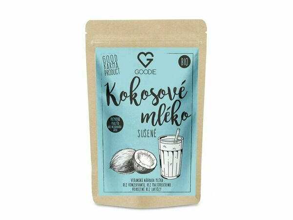 GOODIE Kokosové mléko sušené BIO 250g porovnat ceny