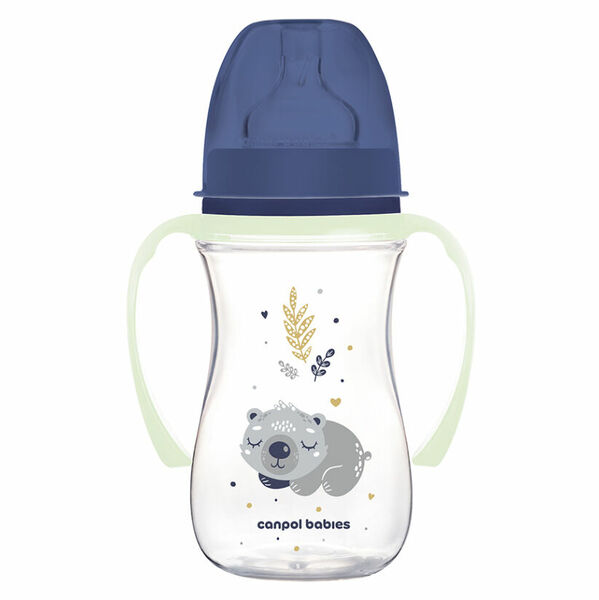 CANPOL BABIES Antikoliková lahev EasyStart sleepy koala modrá 240 ml porovnat ceny