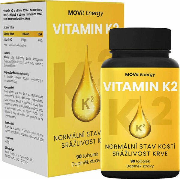 MOVit Energy  MOVit VITAMIN K2 120 μg 90 tobolek porovnat ceny