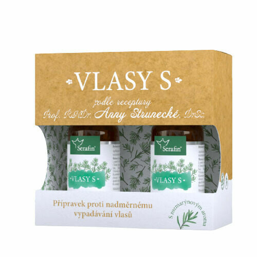 Serafin - byliny s.r.o. Vlasy S - proti vypadávání vlasů 2x50ml porovnat ceny