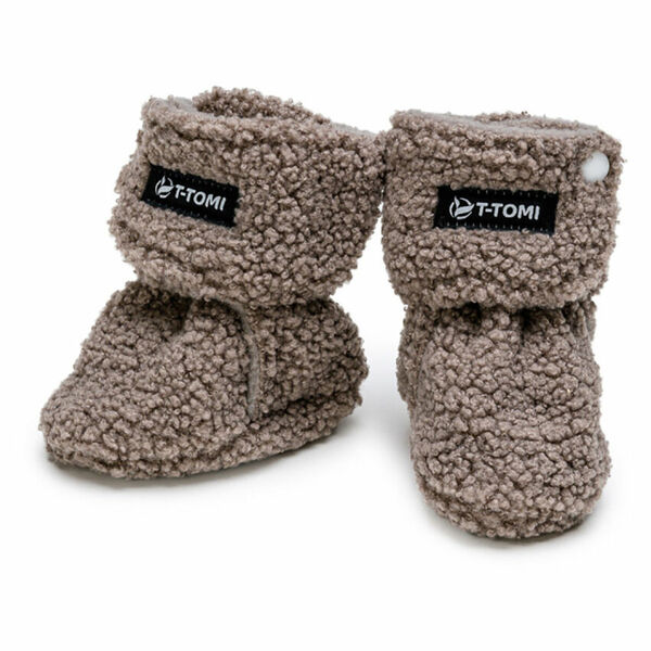 T-TOMI Teddy grey capáčky 6-9 měsíců 1 pár porovnat ceny