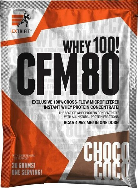Extrifit CFM Instant Whey 80 30g čokoláda kokos porovnat ceny