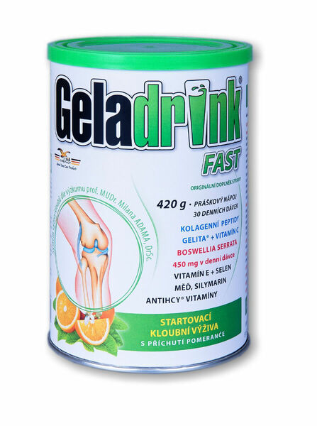 Geladrink Fast pomeranč práškový nápoj 420 g porovnat ceny