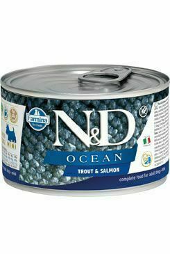 N&d Dog Ocean Adult Trout & Salmon Mini 140g porovnat ceny