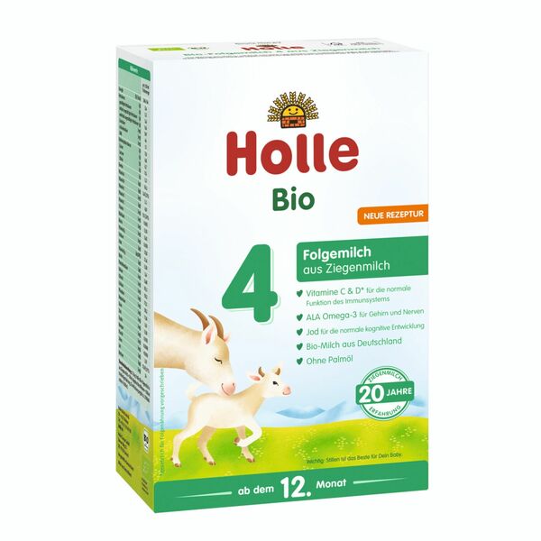 Holle bio mléčná výživa pokračovací na bázi kozího mléka 4 od 12. měsíce 400 g porovnat ceny