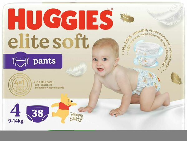 Huggies Elite Soft Pants 4 38 ks porovnat ceny
