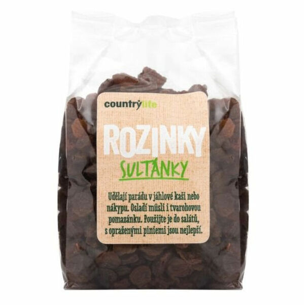 COUNTRY LIFE Rozinky sultánky 250 g porovnat ceny