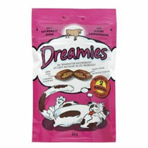 Dreamies kočka pochoutka s hovězím 60 g porovnat ceny
