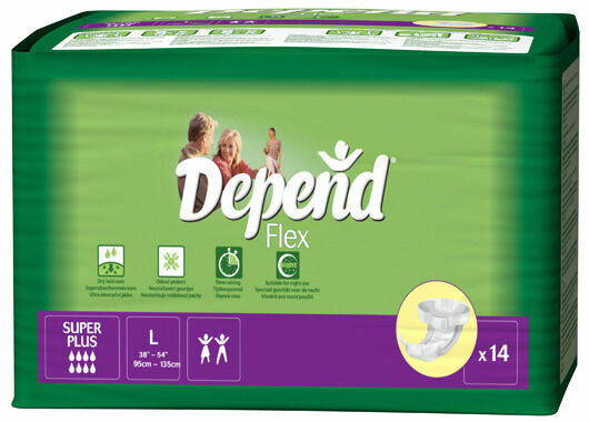 DEPEND plenkové kalhotky Flex Super Plus L 14ks porovnat ceny
