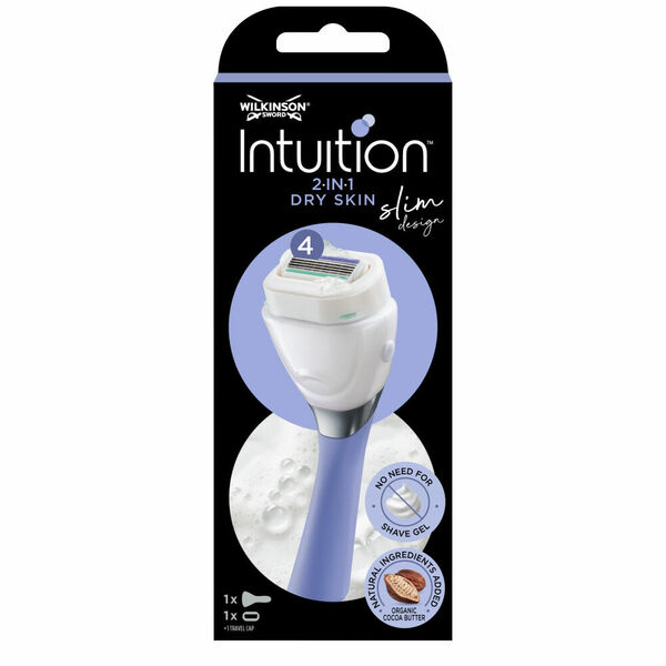 Wilkinson Intuition Slim Dry Skin holící strojek +1 náhradní hlavice porovnat ceny