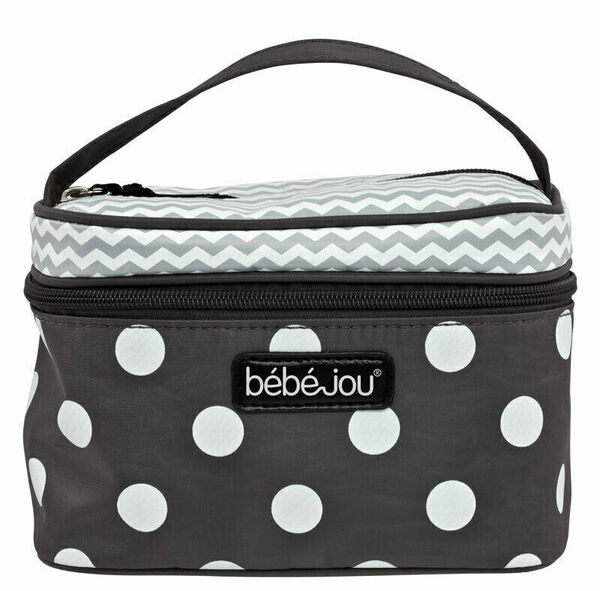 Beautycase kosmetická taška s odepínacím víkem Bébé-Jou Grey Dots porovnat ceny