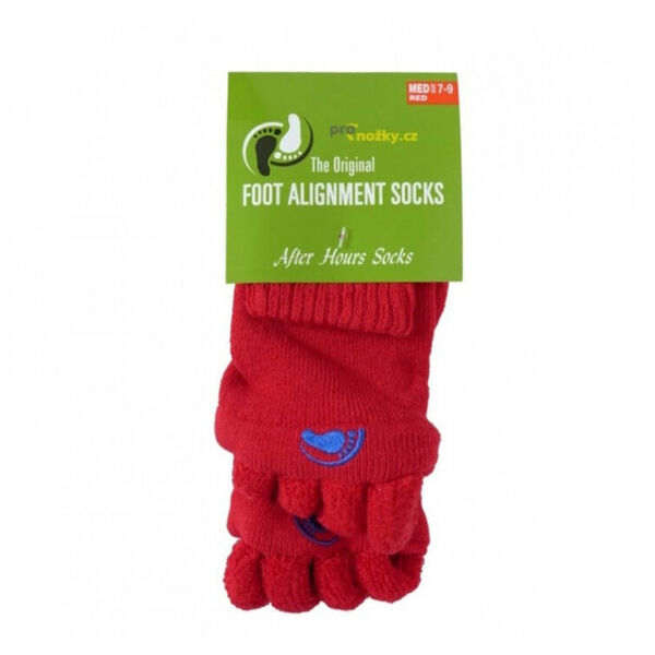 HAPPY FEET Adjustační ponožky red velikost L porovnat ceny