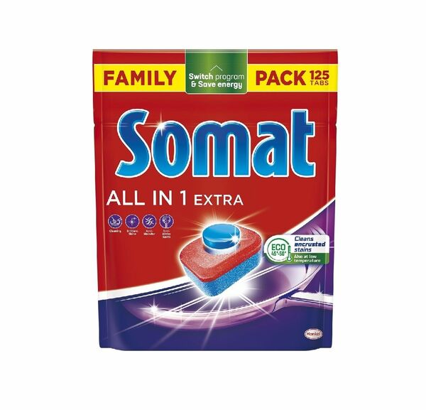 Somat Tablety do myčky All in 1 Extra 125 ks porovnat ceny