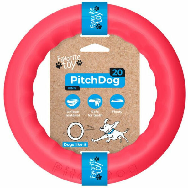 PITCHDOG Ring pěnový kruh pro psy červený 1 ks, Velikost: 28 porovnat ceny