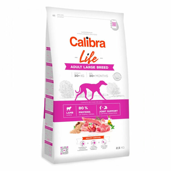 CALIBRA Life Adult Large Breed Lamb granule pro psy 1 ks, Hmotnost balení: 12 kg porovnat ceny