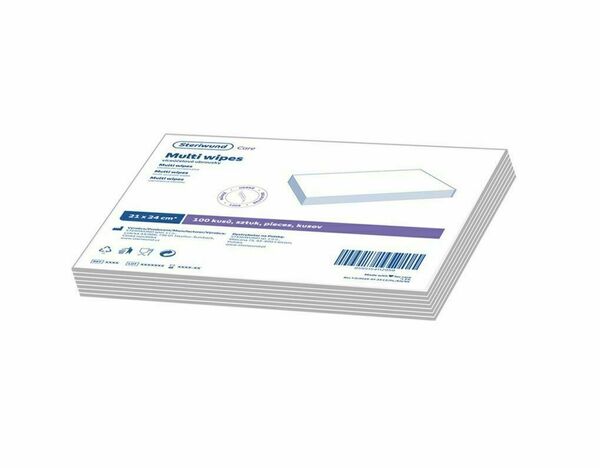 Steriwund Multi wipes 21x24 cm víceúčelové ubrousky 100 ks porovnat ceny