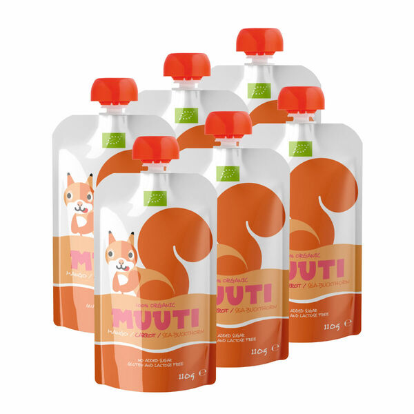 SALVEST Muuti BIO Mango, mrkev a rakytník 6x110 g porovnat ceny