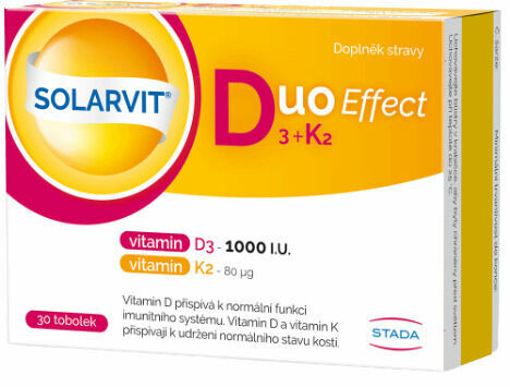 Solarvit DuoEffect D3+ K2 30 kapslí porovnat ceny