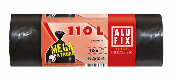 Alufix Mega Premium Pytle na odpadky 110 l 10 ks porovnat ceny