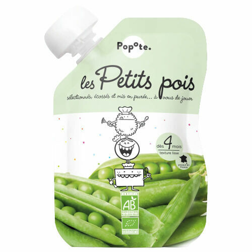 POPOTE kapsička bio hrášek 120g porovnat ceny