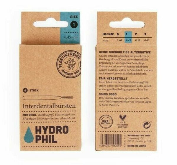 Hydrophil Bambusový mezizubní kartáček 0,45mm 6ks porovnat ceny