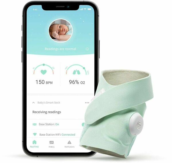 Owlet Smart Sock 3 - Chytrá ponožka, světle zelená porovnat ceny