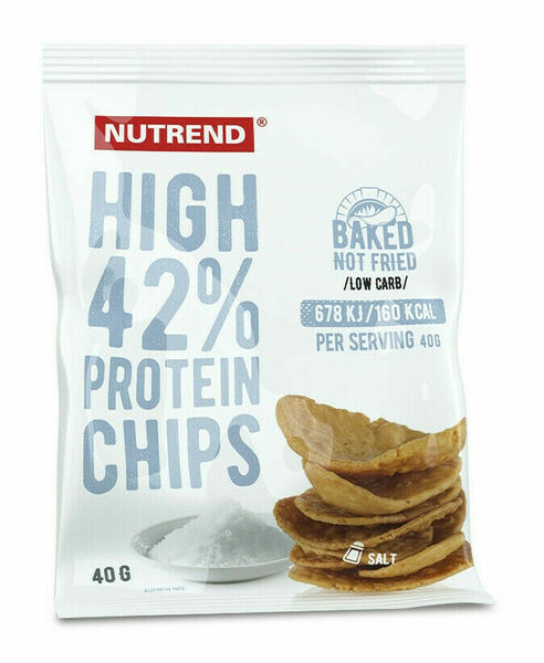 Nutrend High protein chips sůl 6x40g porovnat ceny