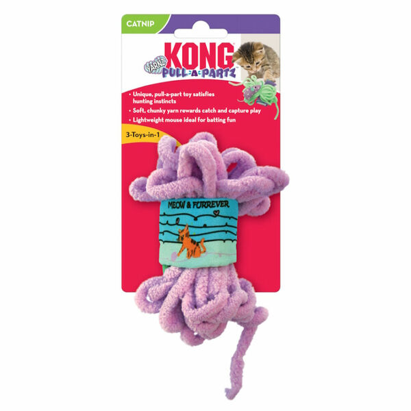 KONG Pull-A-Partz Yarnz Hračka pro kočky 1 ks porovnat ceny