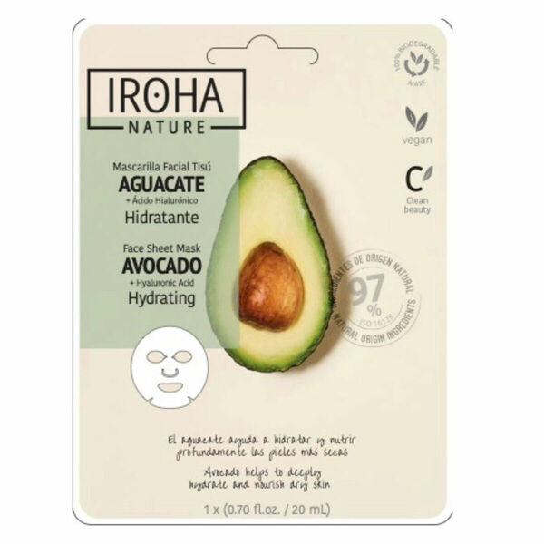 Iroha nature Hydratující obličejová maska Avocado 20 ml porovnat ceny