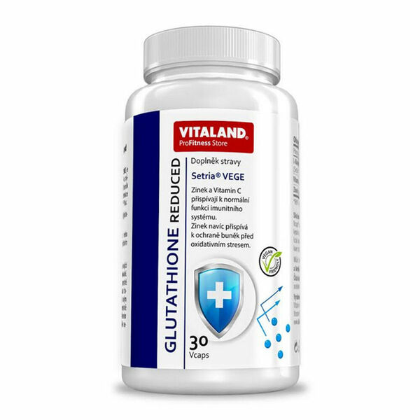 VITALAND Glutathione reduced setria vege 30 kapslí porovnat ceny