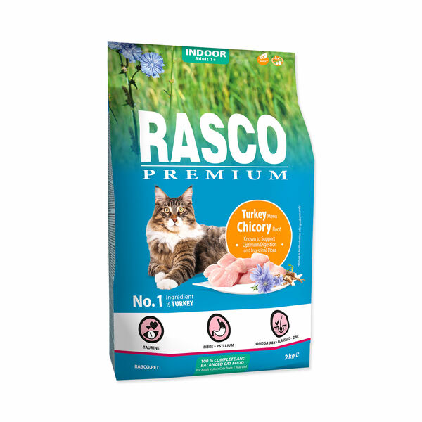 Rasco Premium Indoor Krůtí s kořenem čekanky granule 2 kg porovnat ceny