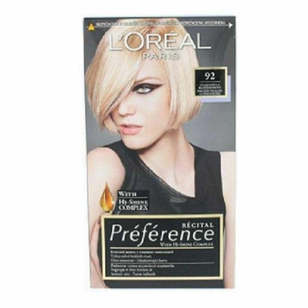 L'ORÉAL Preférence 92 Velmi světlá blond duhová barva na vlasy porovnat ceny