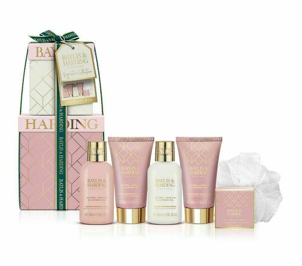 Baylis & Harding Dárková sada péče o tělo Jojoba Vanilla & Almond Oil 6 ks porovnat ceny
