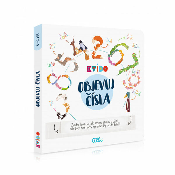 ALBI Kvído kniha objevuj čísla porovnat ceny