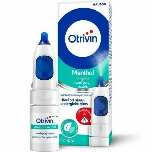 OTRIVIN MENTHOL 1MG/ML nosní podání sprej, roztok 1X10ML II porovnat ceny