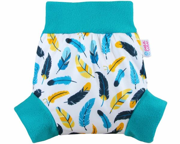Petit Lulu - pull-up svrchní kalhotky, vel.L, tyrkysová peříčka porovnat ceny